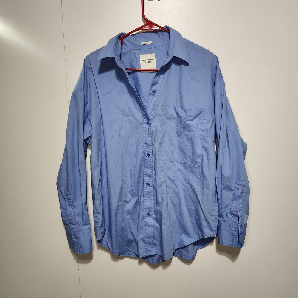 Abercrombie & Fitch Light Blue Button-Down Shirt